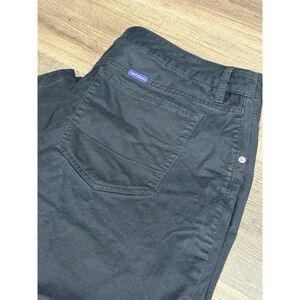 Untuckit Pants Mens 38x32‎ Black Stretch 5 Pockets Casual Relaxed Fit Chino